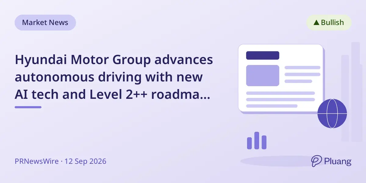 Hyundai Motor Group advances autonomous driving with new AI tech and Level 2++ roadmap through 2029