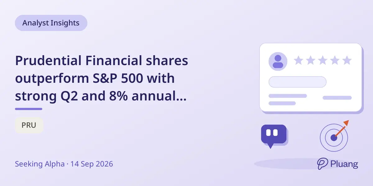 Prudential Financial shares outperform S&P 500 with strong Q2 and 8% annual returns forecast.