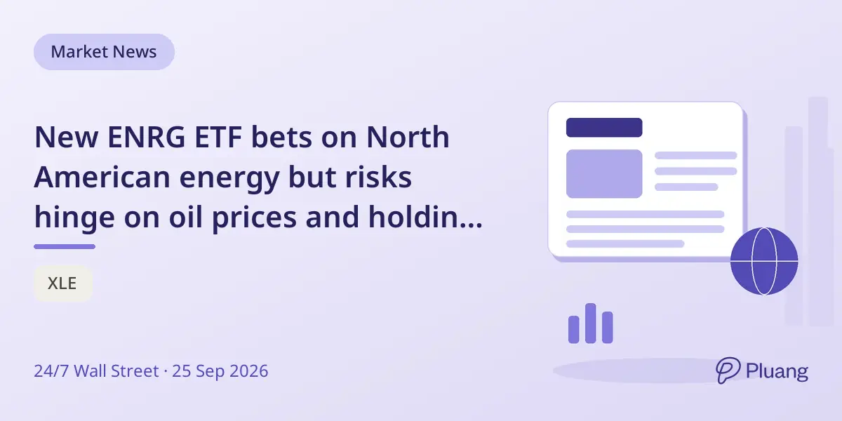 New ENRG ETF bets on North American energy but risks hinge on oil prices and holdings mix.
