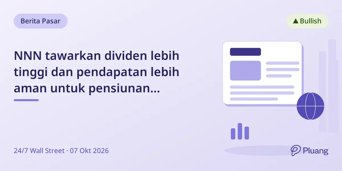 NNN tawarkan dividen lebih tinggi dan pendapatan lebih aman untuk pensiunan dibanding Agree Realty di 2026.
