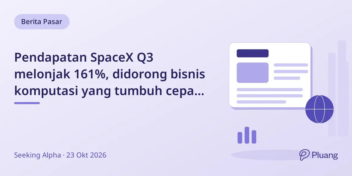Pendapatan SpaceX Q3 melonjak 161%, didorong bisnis komputasi yang tumbuh cepat dengan target 13 GW pada 2027