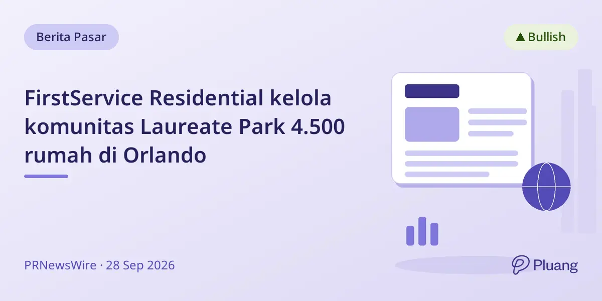 FirstService Residential kelola komunitas Laureate Park 4.500 rumah di Orlando