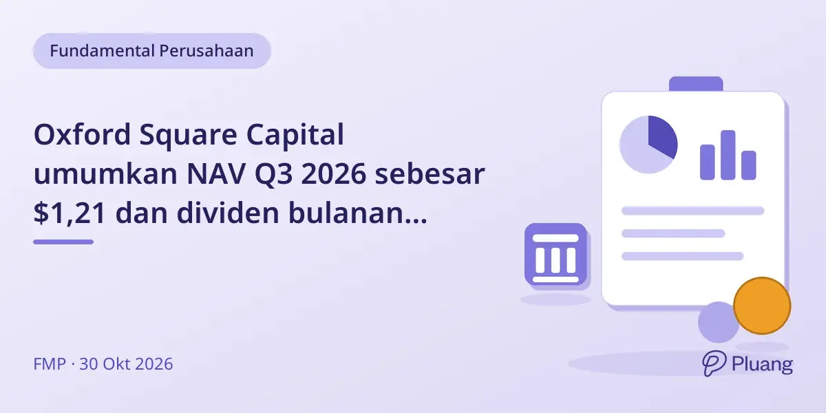 Oxford Square Capital umumkan NAV Q3 2026 sebesar $1,21 dan dividen bulanan $0,015 untuk awal 2027.