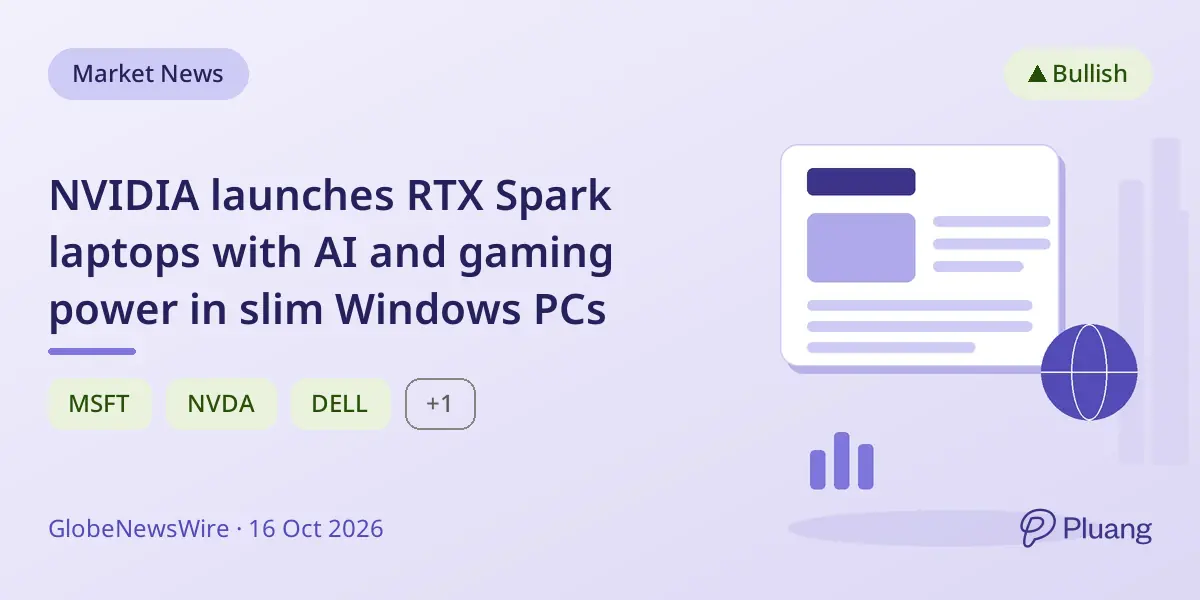 NVIDIA launches RTX Spark laptops with AI and gaming power in slim Windows PCs