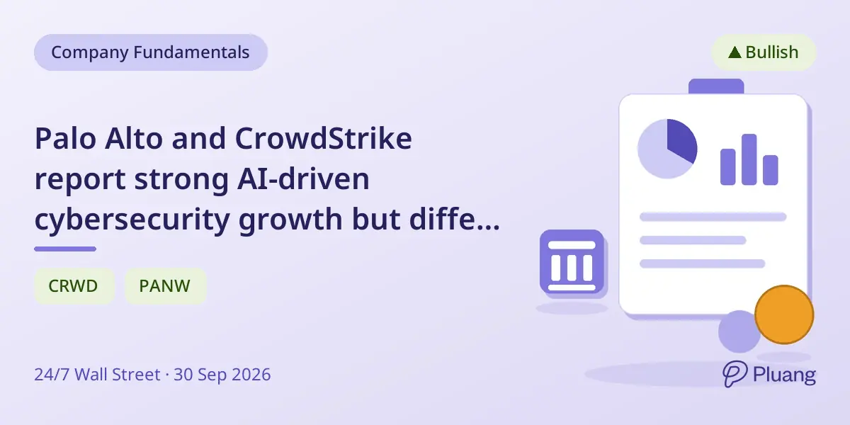 Palo Alto and CrowdStrike report strong AI-driven cybersecurity growth but differ in strategy and valuation.