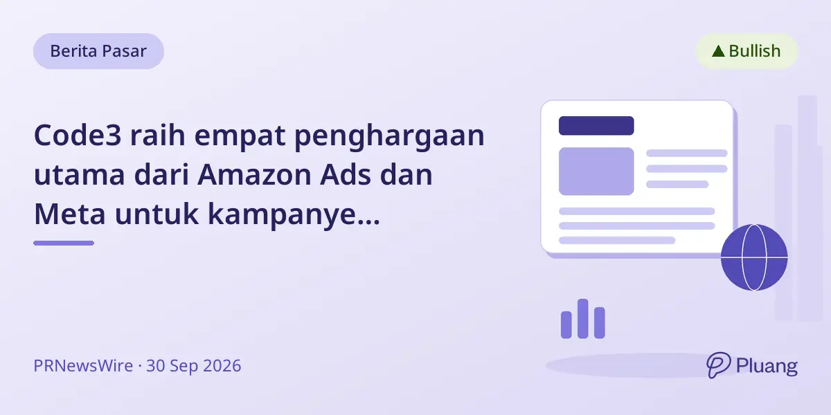 Code3 raih empat penghargaan utama dari Amazon Ads dan Meta untuk kampanye pemasaran digital inovatif 2026