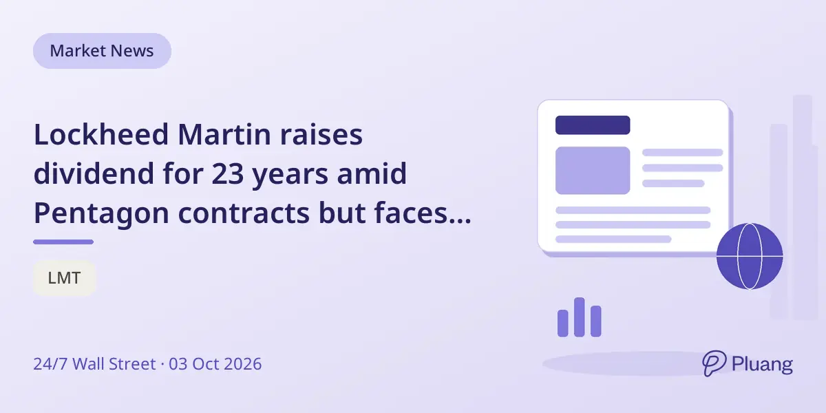 Lockheed Martin raises dividend for 23 years amid Pentagon contracts but faces cash flow risks.
