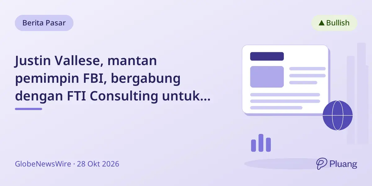 Justin Vallese, mantan pemimpin FBI, bergabung dengan FTI Consulting untuk perkuat respons insiden siber.