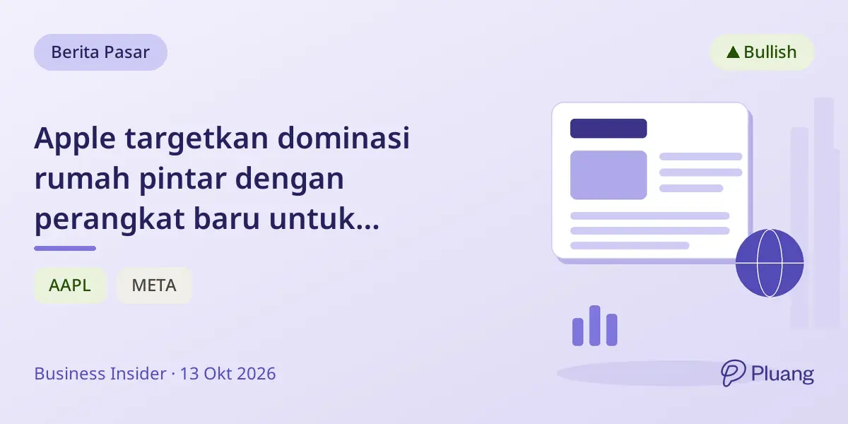 Apple targetkan dominasi rumah pintar dengan perangkat baru untuk pertahankan keunggulan AI dan hardware.