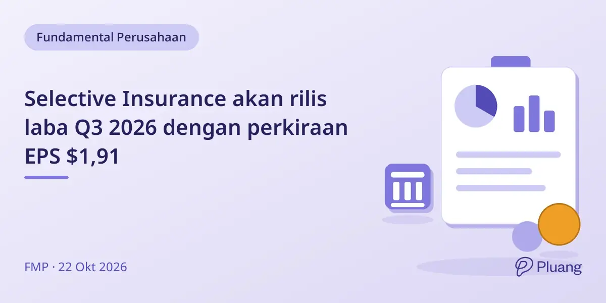 Selective Insurance akan rilis laba Q3 2026 dengan perkiraan EPS $1,91