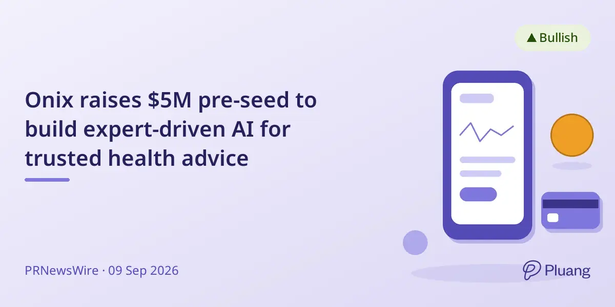 Onix raises $5M pre-seed to build expert-driven AI for trusted health advice