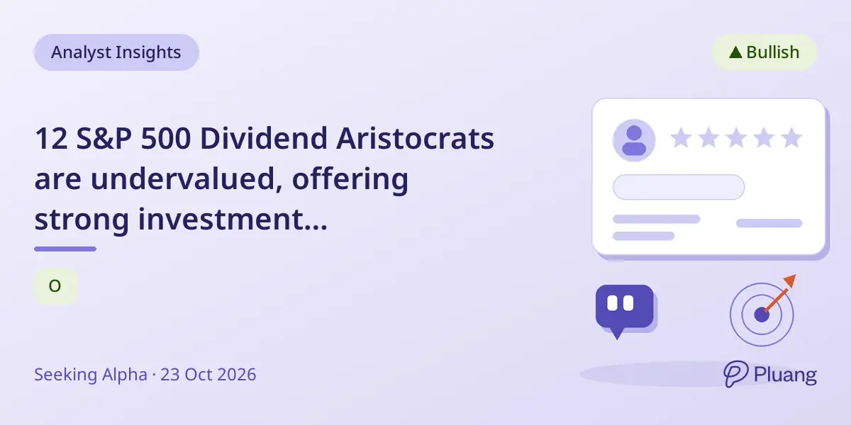 12 S&P 500 Dividend Aristocrats are undervalued, offering strong investment opportunities.