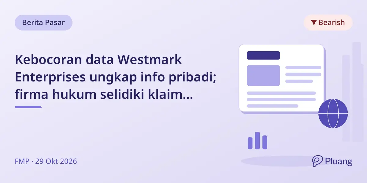 Kebocoran data Westmark Enterprises ungkap info pribadi; firma hukum selidiki klaim gugatan kelas.