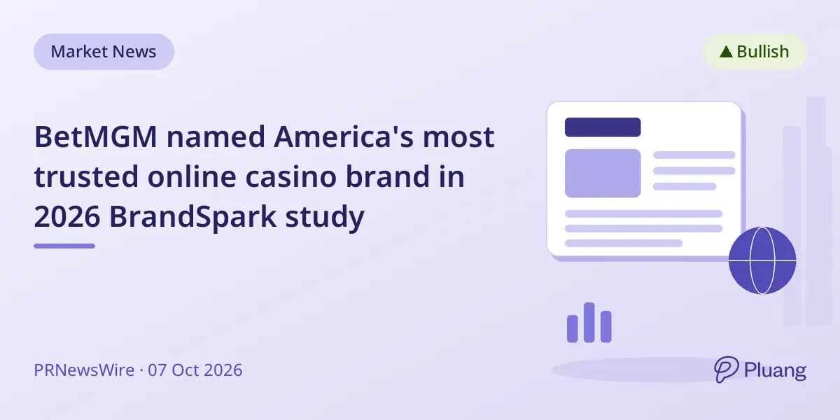 BetMGM named America's most trusted online casino brand in 2026 BrandSpark study