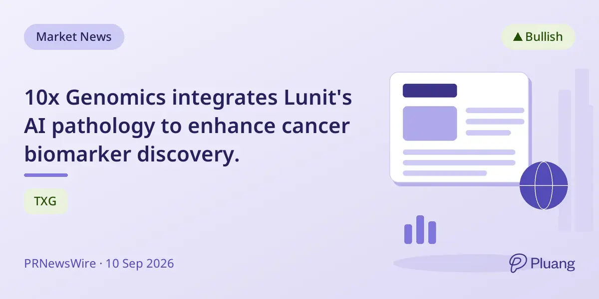 10x Genomics integrates Lunit's AI pathology to enhance cancer biomarker discovery.