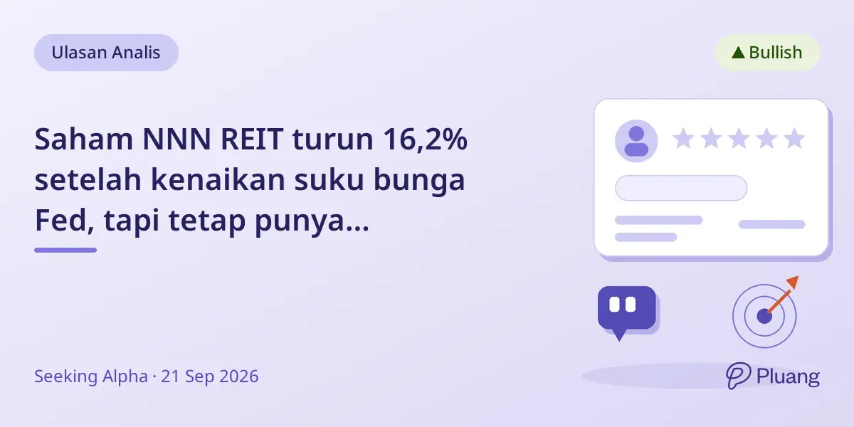 Saham NNN REIT turun 16,2% setelah kenaikan suku bunga Fed, tapi tetap punya fundamental kuat dan potensi pertumbuhan.