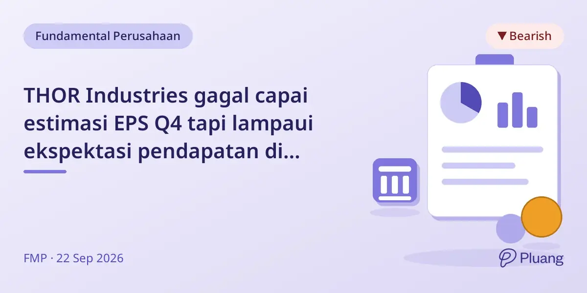 THOR Industries gagal capai estimasi EPS Q4 tapi lampaui ekspektasi pendapatan di tengah tantangan pasar RV