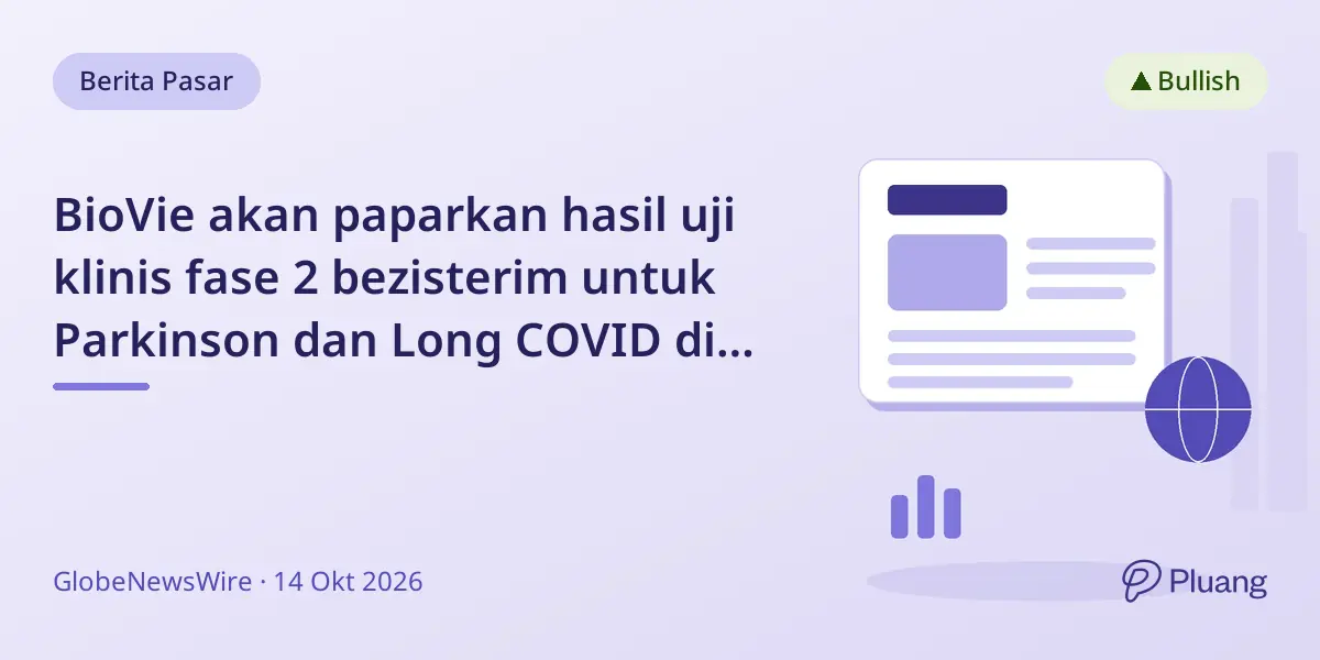 BioVie akan paparkan hasil uji klinis fase 2 bezisterim untuk Parkinson dan Long COVID di ANA2026