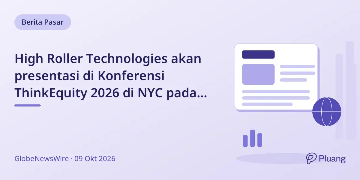 High Roller Technologies akan presentasi di Konferensi ThinkEquity 2026 di NYC pada 15 Oktober