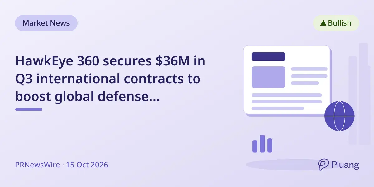 HawkEye 360 secures $36M in Q3 international contracts to boost global defense intelligence.