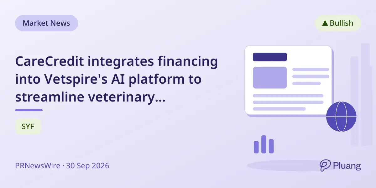 CareCredit integrates financing into Vetspire's AI platform to streamline veterinary payments and care.