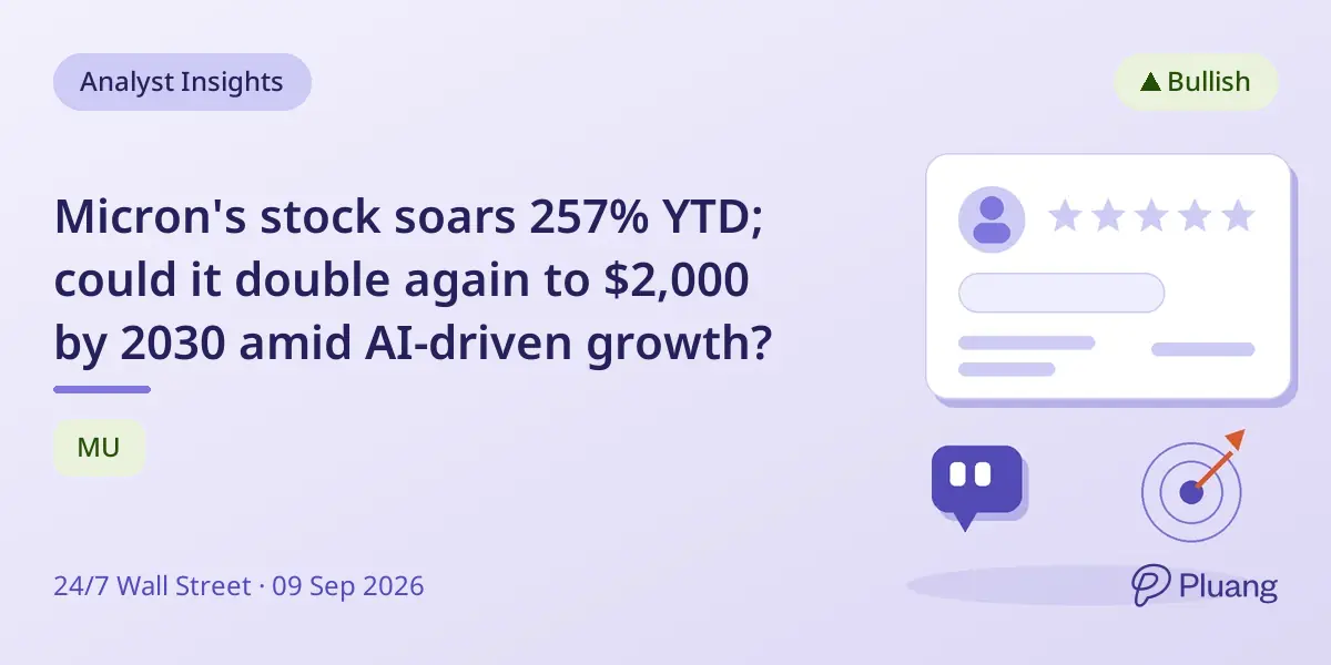 Micron's stock soars 257% YTD; could it double again to $2,000 by 2030 amid AI-driven growth?