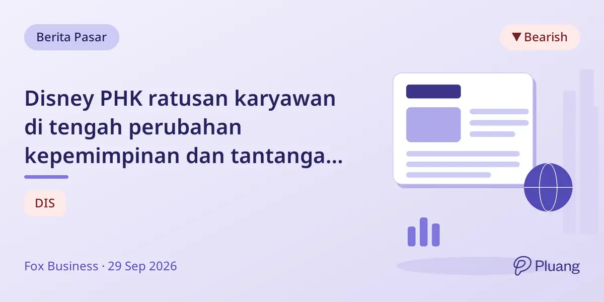 Disney PHK ratusan karyawan di tengah perubahan kepemimpinan dan tantangan industri