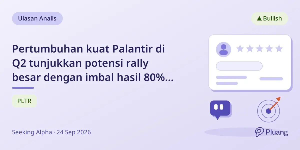Pertumbuhan kuat Palantir di Q2 tunjukkan potensi rally besar dengan imbal hasil 80% dalam 2 tahun