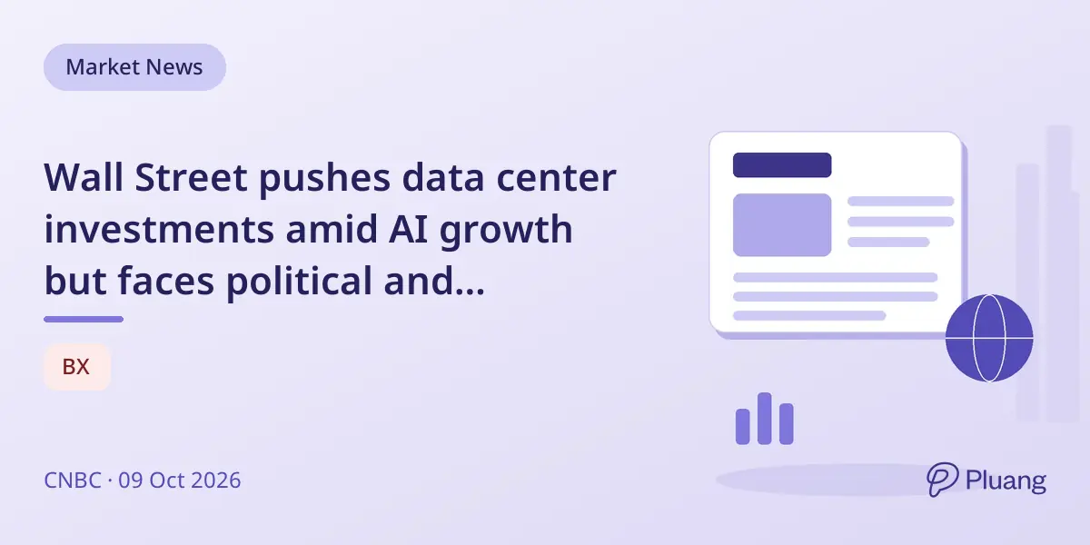 Wall Street pushes data center investments amid AI growth but faces political and operational risks.