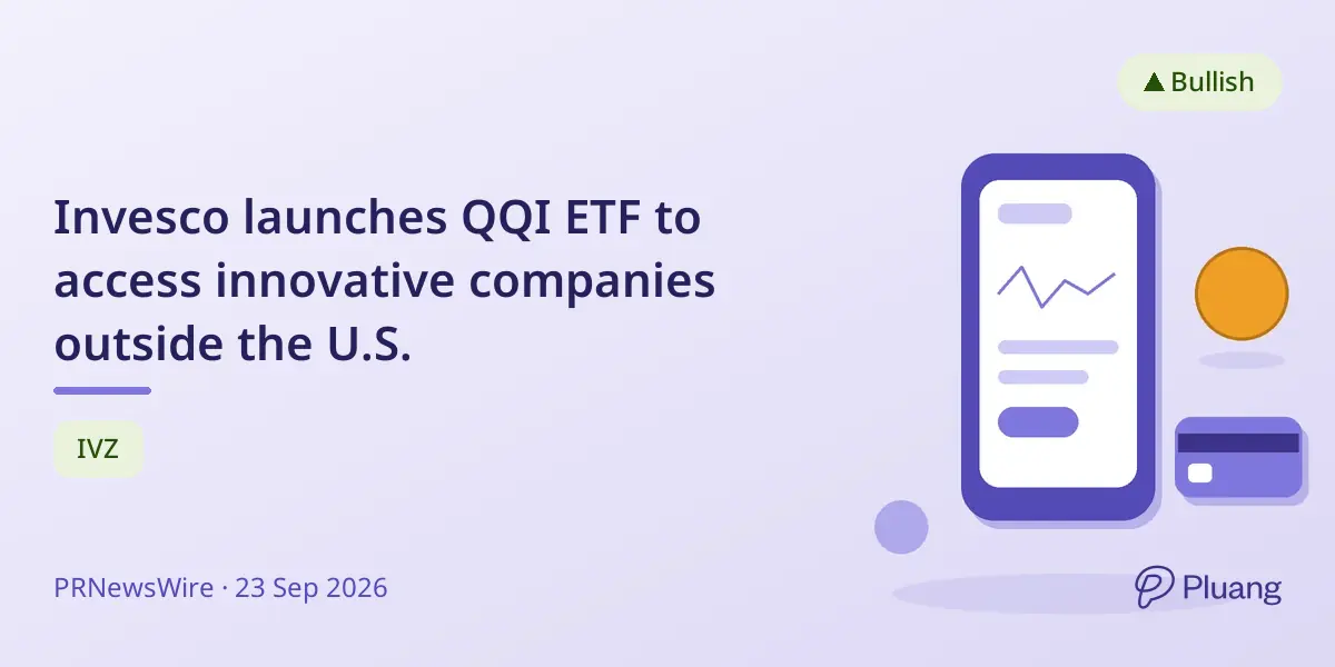 Invesco launches QQI ETF to access innovative companies outside the U.S.