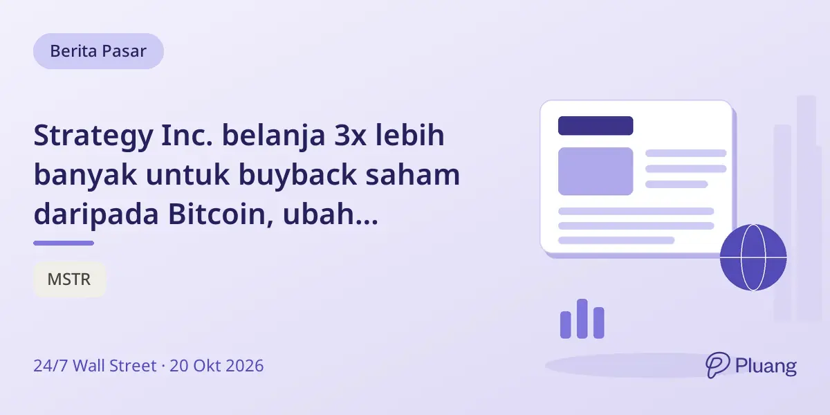 Strategy Inc. belanja 3x lebih banyak untuk buyback saham daripada Bitcoin, ubah dinamika pasar.