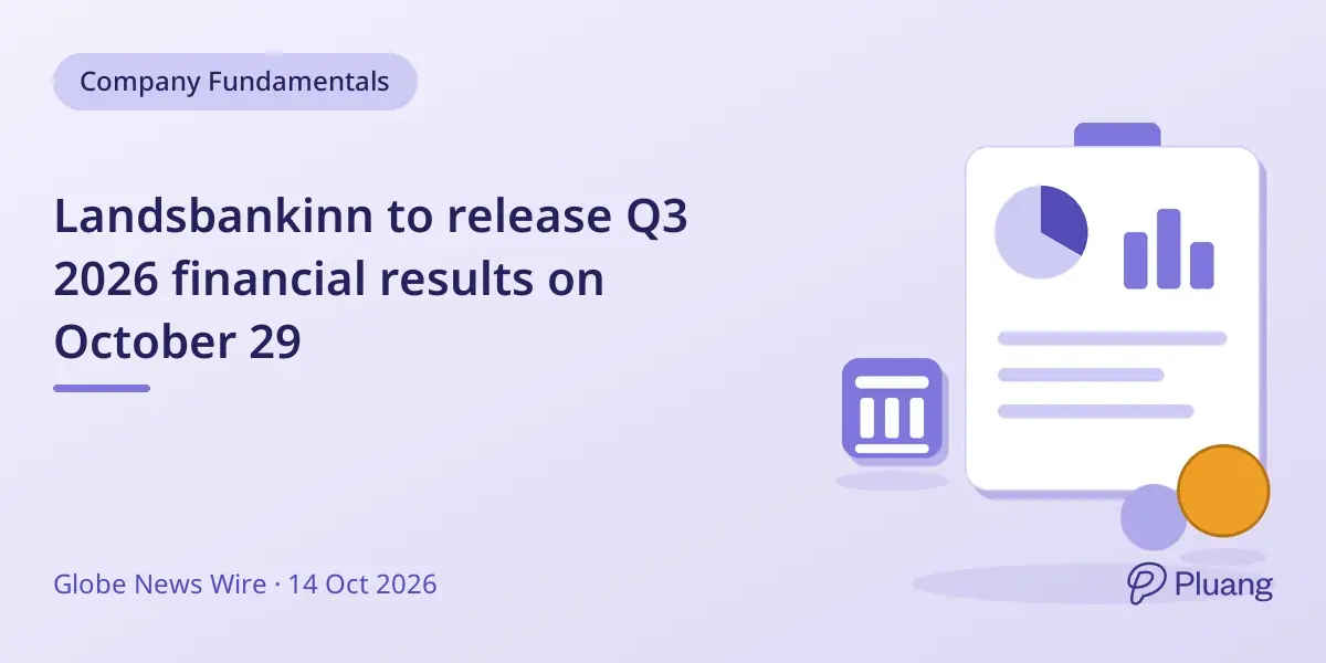 Landsbankinn to release Q3 2026 financial results on October 29