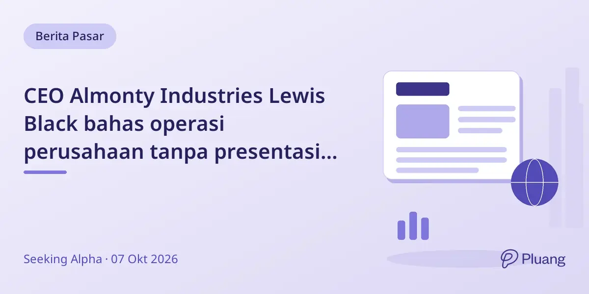 CEO Almonty Industries Lewis Black bahas operasi perusahaan tanpa presentasi resmi di forum investasi.