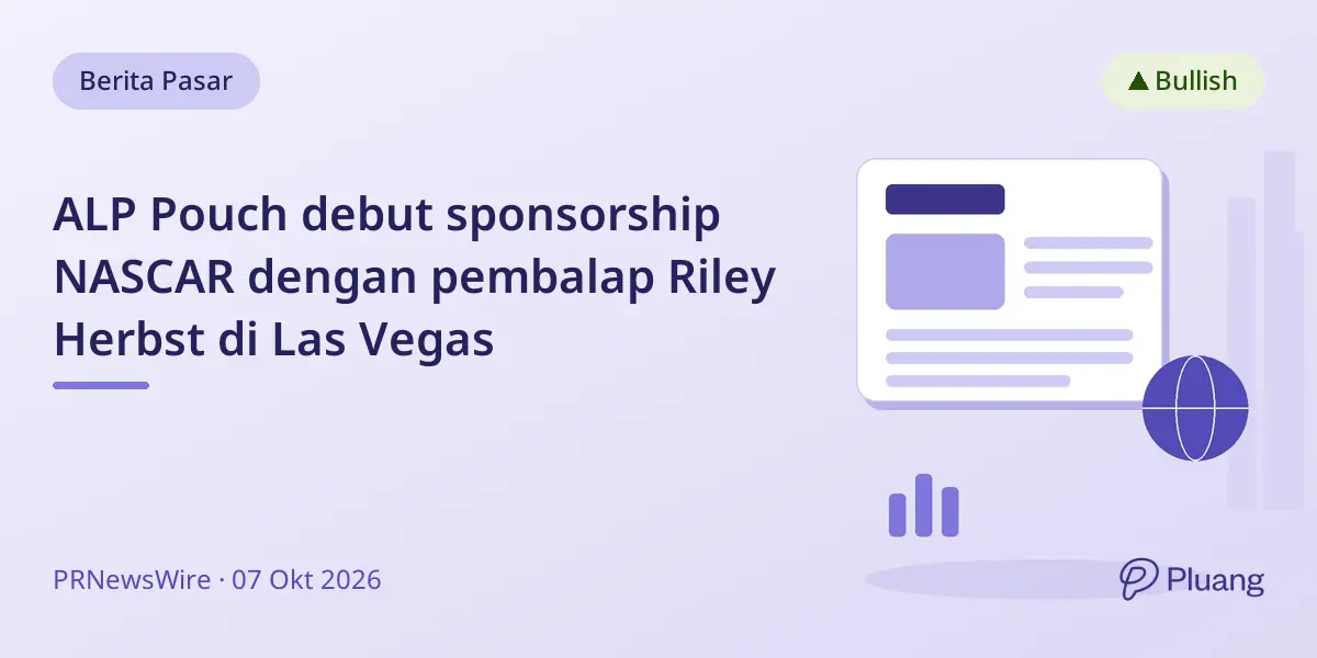 ALP Pouch debut sponsorship NASCAR dengan pembalap Riley Herbst di Las Vegas