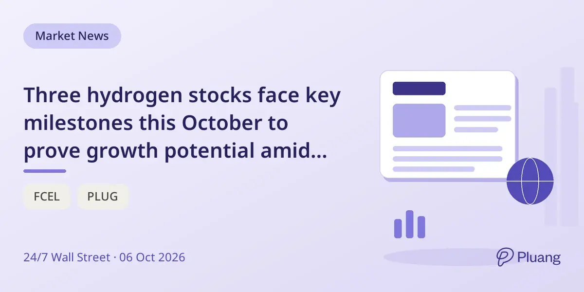 Three hydrogen stocks face key milestones this October to prove growth potential amid ongoing losses.