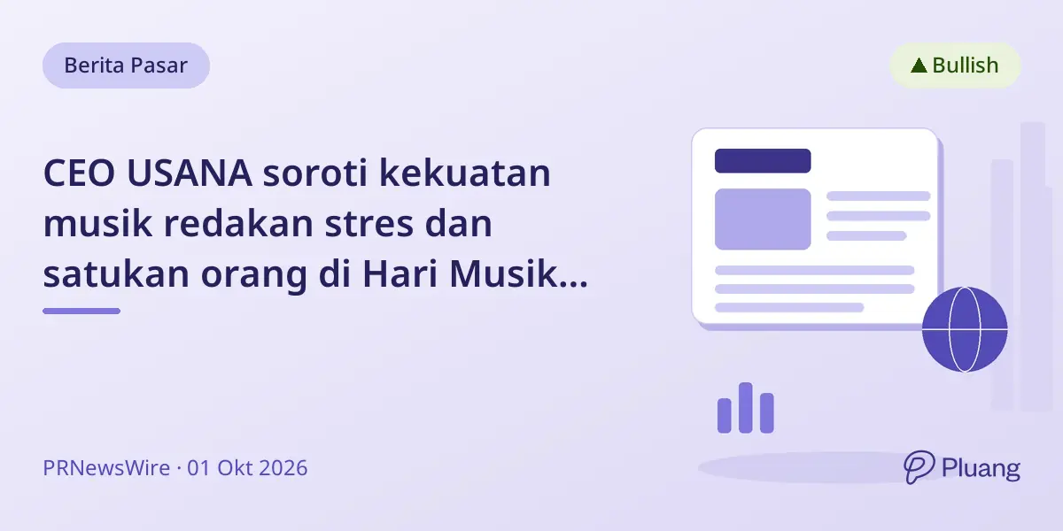 CEO USANA soroti kekuatan musik redakan stres dan satukan orang di Hari Musik Internasional.
