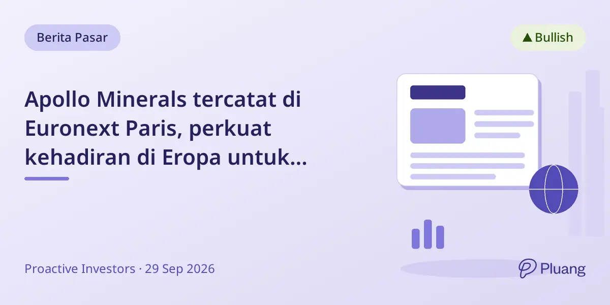 Apollo Minerals tercatat di Euronext Paris, perkuat kehadiran di Eropa untuk proyek tungsten-emas Couflens.