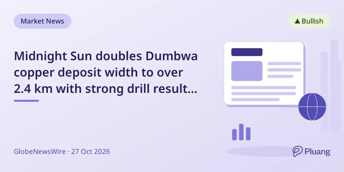 Midnight Sun doubles Dumbwa copper deposit width to over 2.4 km with strong drill results in Zambia