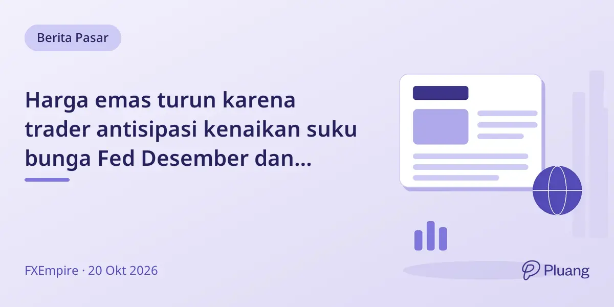 Harga emas turun karena trader antisipasi kenaikan suku bunga Fed Desember dan Januari.