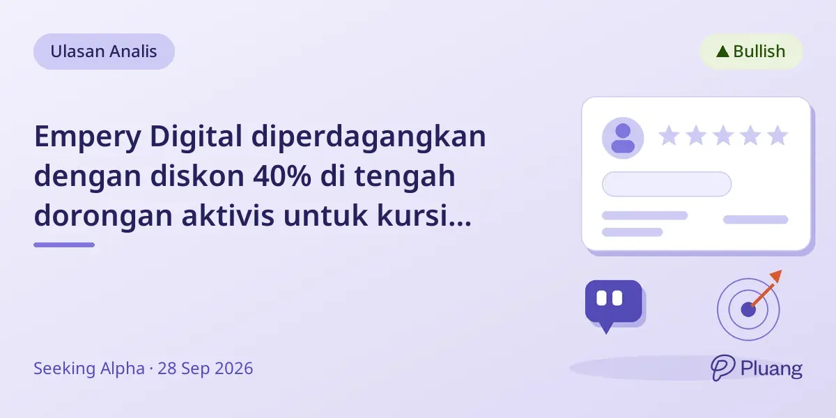 Empery Digital diperdagangkan dengan diskon 40% di tengah dorongan aktivis untuk kursi dewan dan potensi likuidasi