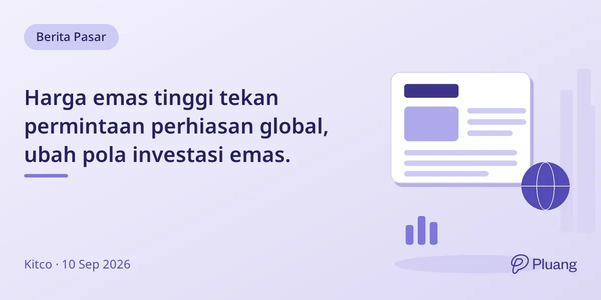 Harga emas tinggi tekan permintaan perhiasan global, ubah pola investasi emas.