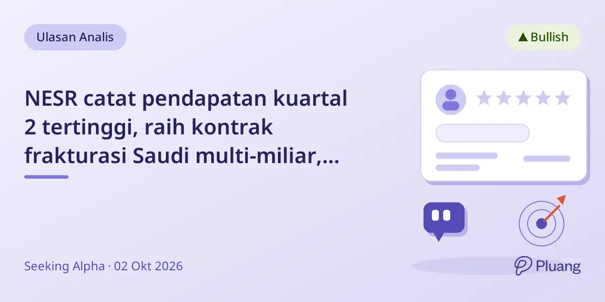NESR catat pendapatan kuartal 2 tertinggi, raih kontrak frakturasi Saudi multi-miliar, mulai program dividen