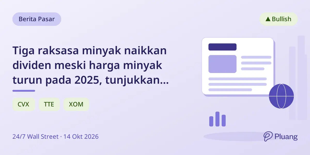 Tiga raksasa minyak naikkan dividen meski harga minyak turun pada 2025, tunjukkan ketahanan bisnis terintegrasi.