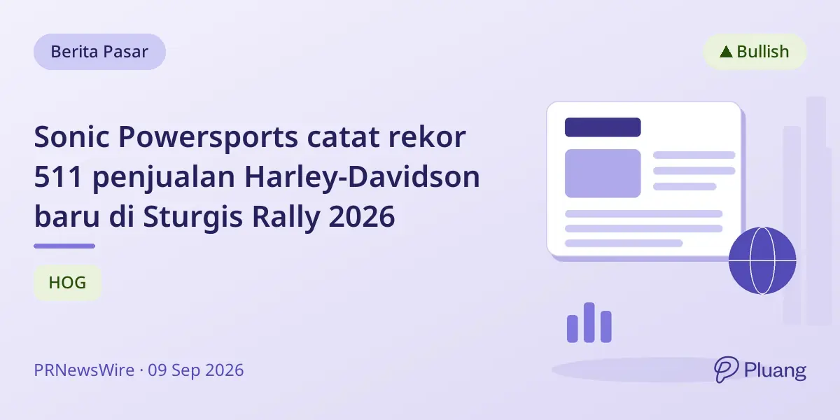 Sonic Powersports catat rekor 511 penjualan Harley-Davidson baru di Sturgis Rally 2026