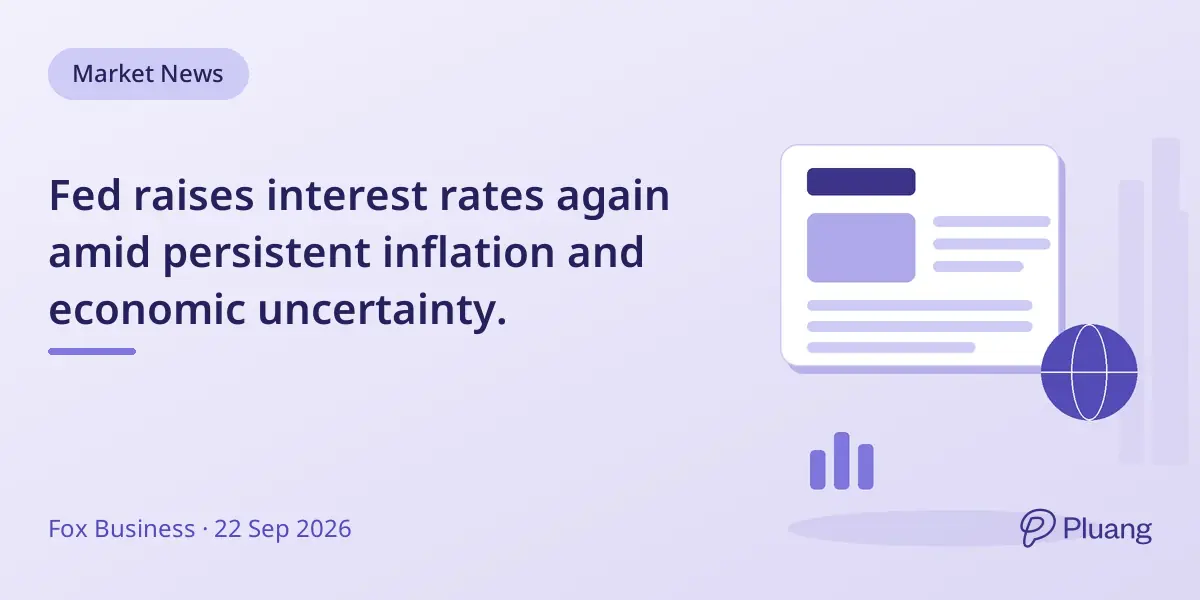Fed raises interest rates again amid persistent inflation and economic uncertainty.