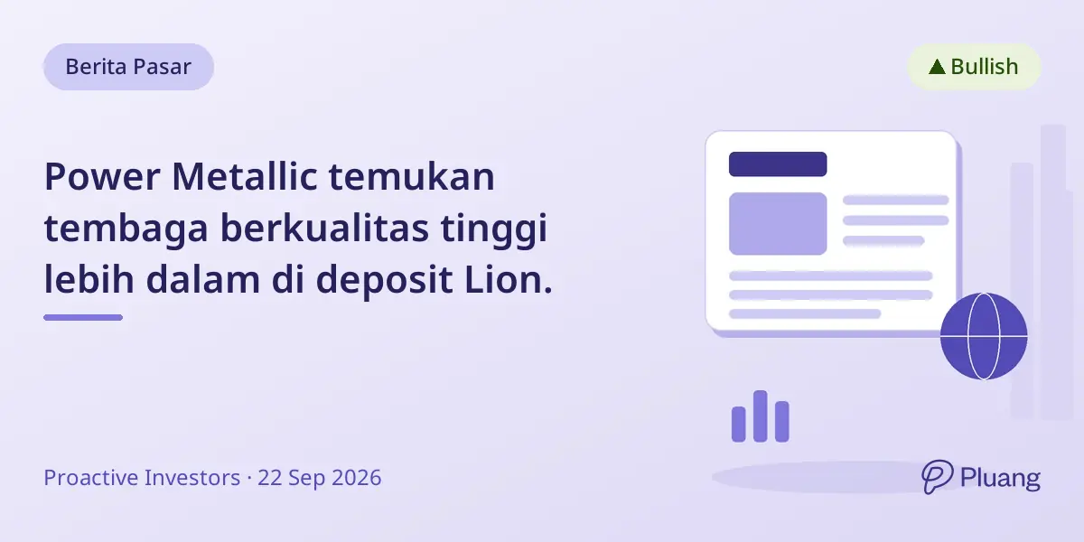 Power Metallic temukan tembaga berkualitas tinggi lebih dalam di deposit Lion.