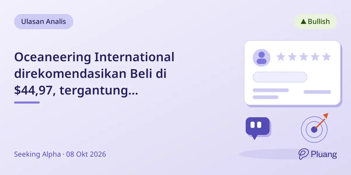 Oceaneering International direkomendasikan Beli di $44,97, tergantung peningkatan laba dan arus kas hingga 2028