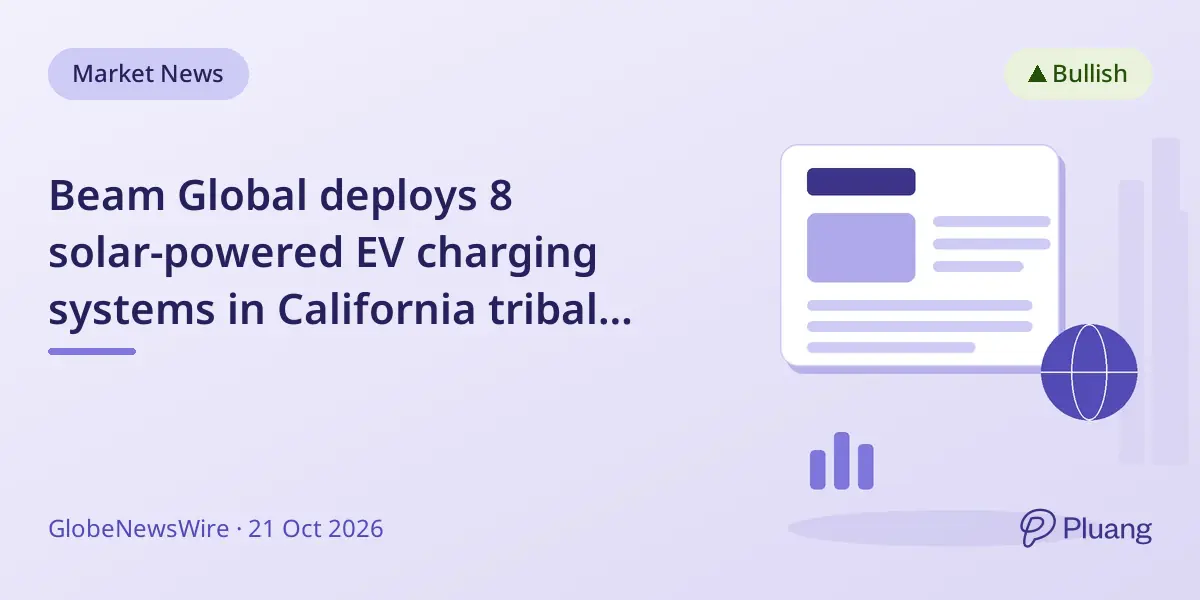 Beam Global deploys 8 solar-powered EV charging systems in California tribal communities, boosting energy independence.