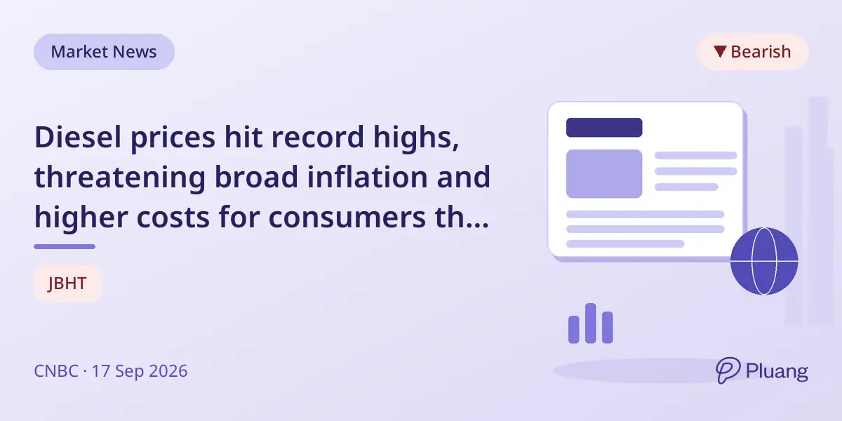 Diesel prices hit record highs, threatening broad inflation and higher costs for consumers this winter.