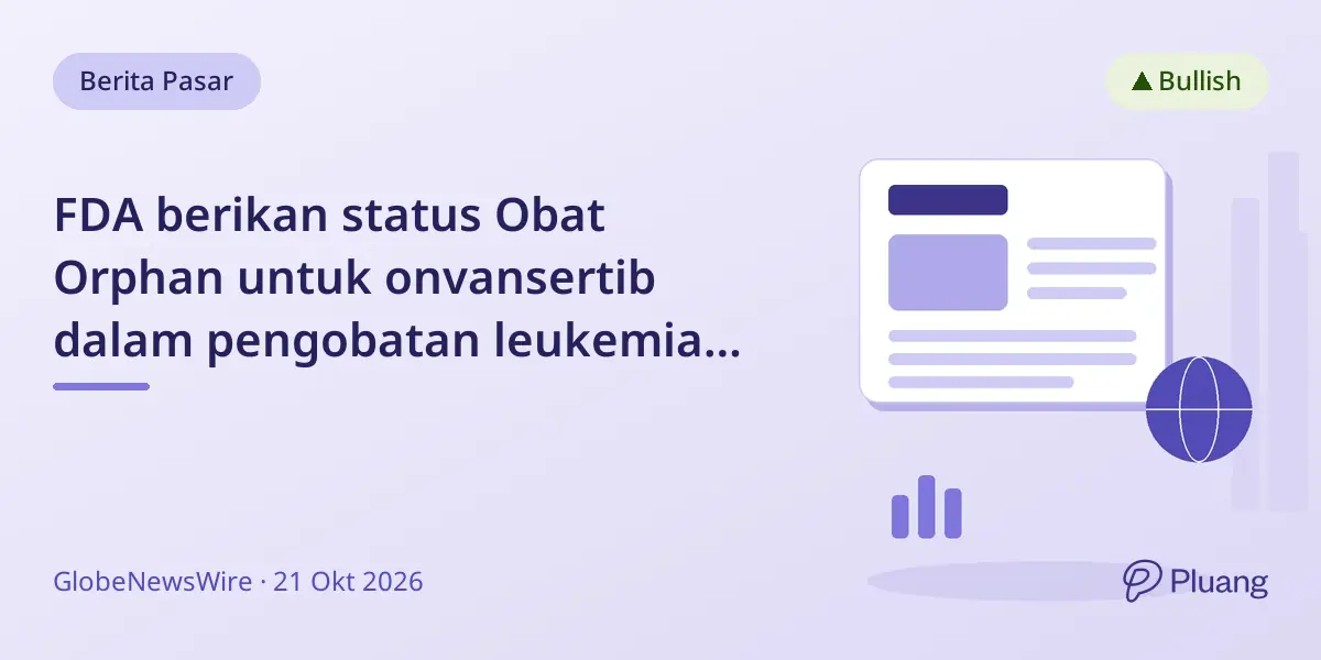 FDA berikan status Obat Orphan untuk onvansertib dalam pengobatan leukemia langka CMML